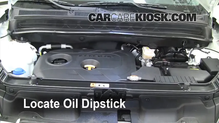 2012 Kia Soul ! 2.0L 4 Cyl. Oil Check Oil Level